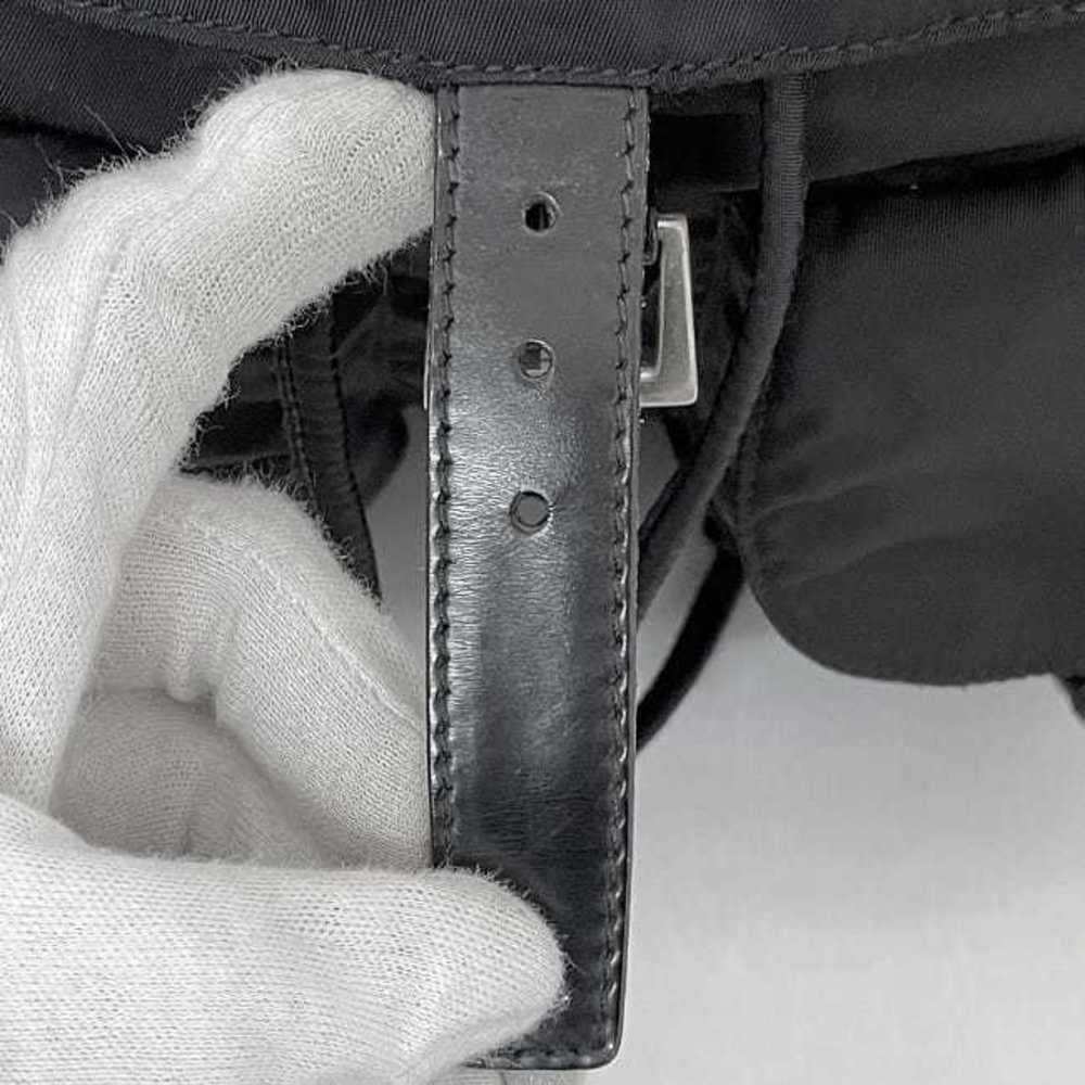 Prada Drawstring Triangle Backpack Rucksack Nylon… - image 5